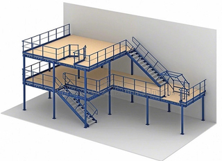8 'x 4' capacidad industrial de la plataforma del entresuelo 500kg del suelo de la madera contrachapada de 15m m