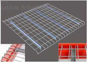 Canal estilo U de acero galvanizado 50x100 para tarimas de malla para racks pesados