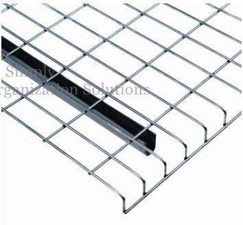 Canal estilo U de acero galvanizado 50x100 para tarimas de malla para racks pesados